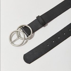 Black Double O-ring Belt
